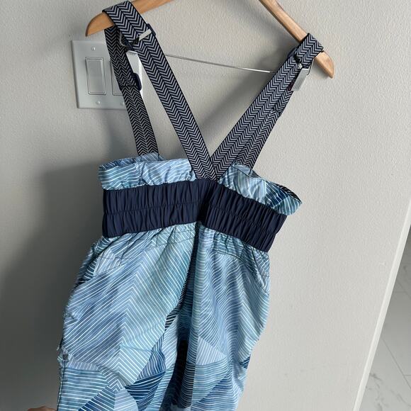 Free People Printed All Prepped Bib Overalls - Picture 9 of 9